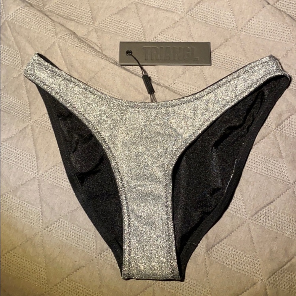TRIANGL swim bottoms and swimsuit pouch